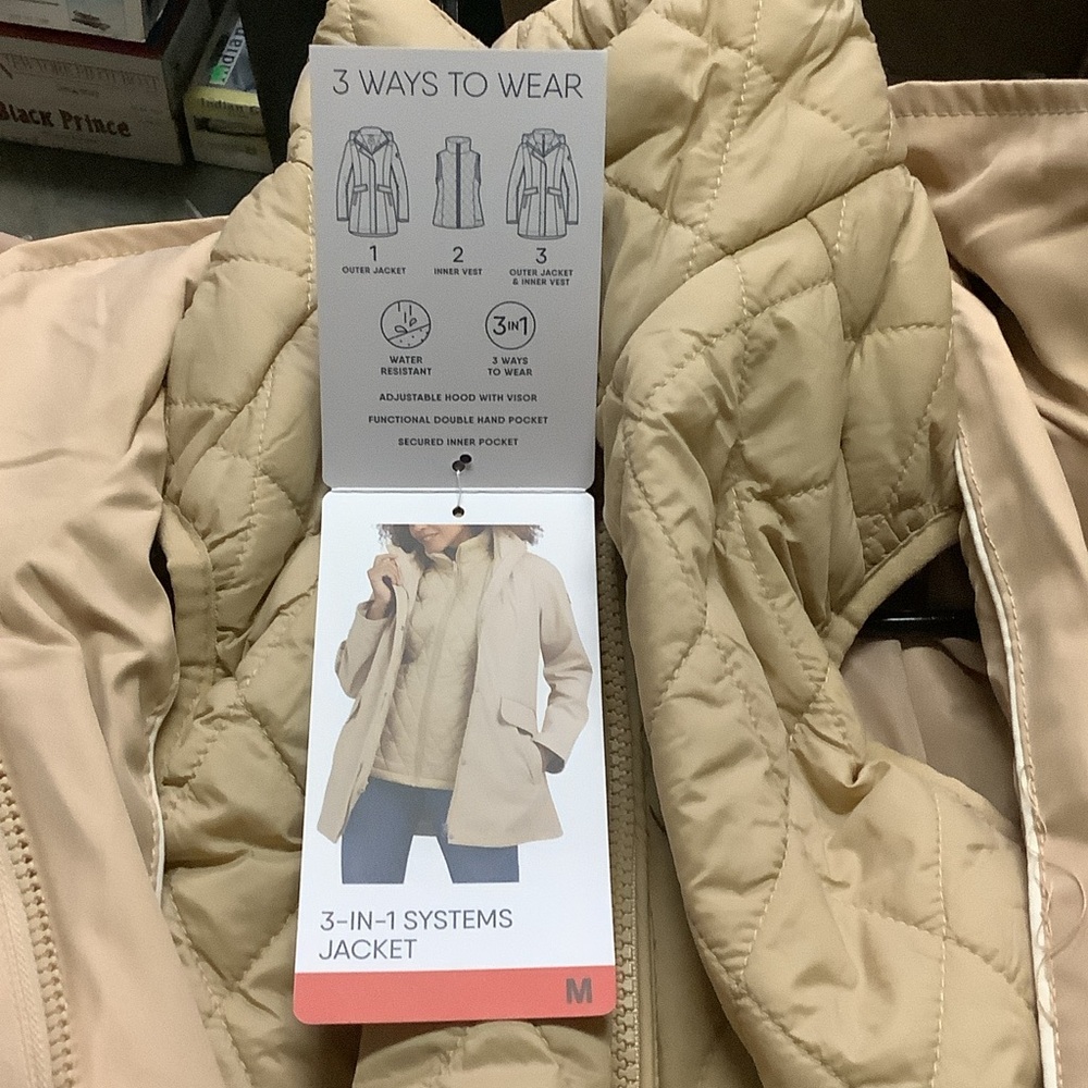 Lands' End Tan 3-in-1 Systems Jacket - Picture 2 of 5